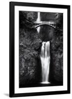 Multnomah Falls 2 Mono-John Gusky-Framed Photographic Print