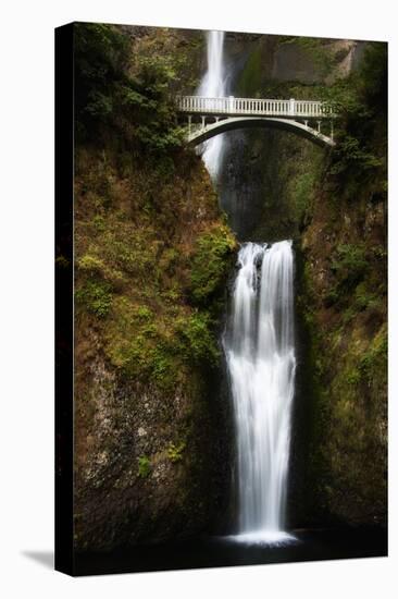 Multnomah Falls 2-John Gusky-Stretched Canvas