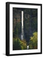 Multnomah Falls Autumn-Ike Leahy-Framed Photographic Print