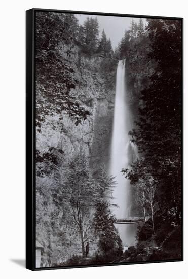 Multnomah Falls, Circa 1890-I.G. Davidson-Framed Stretched Canvas