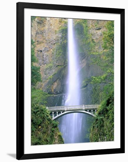 Multnomah Falls, Colombia River Gorge, Oregon, USA-Walter Bibikow-Framed Photographic Print