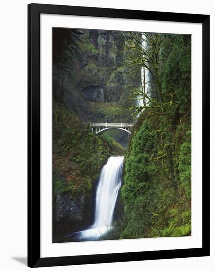 Multnomah Falls, Columbia Gorge National Scenic Area, Oregon, USA-Charles Gurche-Framed Photographic Print