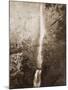 Multnomah Falls, Columbia River, Oregon, 2500 feet., 1867-Carleton Watkins-Mounted Art Print