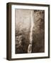 Multnomah Falls, Columbia River, Oregon, 2500 feet., 1867-Carleton Watkins-Framed Art Print