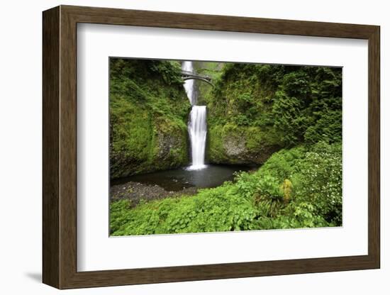 Multnomah Falls, in Columbia River Gorge National Scenic Area, Oregon-Craig Tuttle-Framed Photographic Print