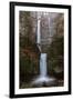 Multnomah Falls in fall color-Belinda Shi-Framed Photographic Print