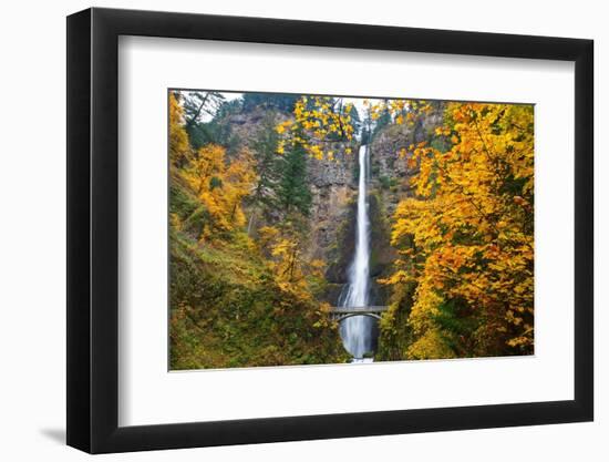 Multnomah Falls in the Columbia River Gorge-Craig Tuttle-Framed Photographic Print