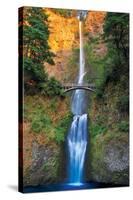 Multnomah Falls- Oregon-null-Stretched Canvas