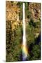 Multnomah Falls Rainbow-Steve Terrill-Mounted Premium Photographic Print