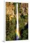 Multnomah Falls Rainbow-Steve Terrill-Framed Photographic Print