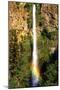 Multnomah Falls Rainbow-Steve Terrill-Mounted Photographic Print