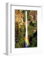 Multnomah Falls Rainbow-Steve Terrill-Framed Photographic Print