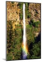 Multnomah Falls Rainbow-Steve Terrill-Mounted Photographic Print