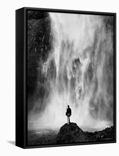 Multnomah Falls-Alfred Eisenstaedt-Framed Stretched Canvas