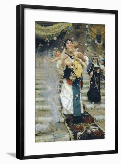 Mum or Mummy, 1877-Francesco Paolo Michetti-Framed Giclee Print