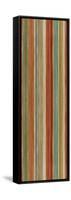 Mumbai Rainbow Stripes-Daphne Brissonnet-Framed Stretched Canvas