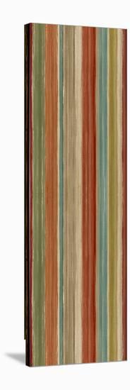 Mumbai Rainbow Stripes-Daphne Brissonnet-Stretched Canvas