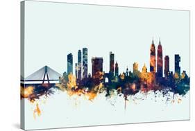 Mumbai Skyline India Bombay-Michael Tompsett-Stretched Canvas