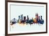 Mumbai Skyline India Bombay-Michael Tompsett-Framed Art Print