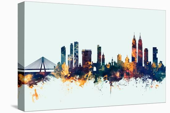 Mumbai Skyline India Bombay-Michael Tompsett-Stretched Canvas