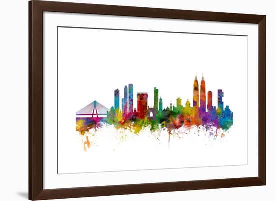 Mumbai Skyline India Bombay-Michael Tompsett-Framed Art Print