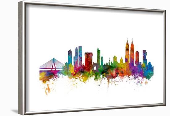 Mumbai Skyline India Bombay-Michael Tompsett-Framed Art Print