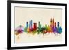 Mumbai Skyline India Bombay-Michael Tompsett-Framed Art Print