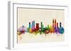 Mumbai Skyline India Bombay-Michael Tompsett-Framed Art Print