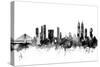 Mumbai Skyline India Bombay-Michael Tompsett-Stretched Canvas