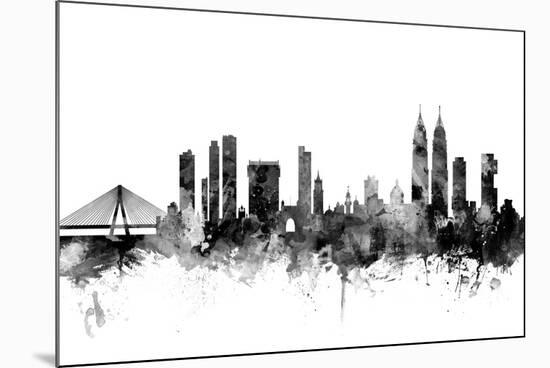 Mumbai Skyline India Bombay-Michael Tompsett-Mounted Art Print