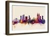 Mumbai Skyline India Bombay-Michael Tompsett-Framed Art Print