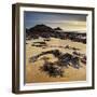 Mumbles Lighthouse and Bracelet Bay, Gower, Wales with a Partial Parhelion/Sun Dog in the Top Right-Dan Santillo-Framed Photographic Print