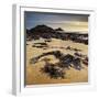 Mumbles Lighthouse and Bracelet Bay, Gower, Wales with a Partial Parhelion/Sun Dog in the Top Right-Dan Santillo-Framed Photographic Print