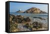 Mumbles Lighthouse, Bracelet Bay, Gower, Swansea, Wales, United Kingdom, Europe-Billy Stock-Framed Stretched Canvas