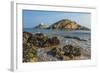 Mumbles Lighthouse, Bracelet Bay, Gower, Swansea, Wales, United Kingdom, Europe-Billy Stock-Framed Photographic Print