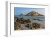 Mumbles Lighthouse, Bracelet Bay, Gower, Swansea, Wales, United Kingdom, Europe-Billy Stock-Framed Photographic Print