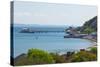 Mumbles Lighthouse, Mumbles Pier, Mumbles, Gower, Swansea, Wales, United Kingdom, Europe-Billy Stock-Stretched Canvas