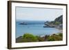 Mumbles Lighthouse, Mumbles Pier, Mumbles, Gower, Swansea, Wales, United Kingdom, Europe-Billy Stock-Framed Photographic Print