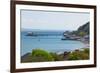 Mumbles Lighthouse, Mumbles Pier, Mumbles, Gower, Swansea, Wales, United Kingdom, Europe-Billy Stock-Framed Photographic Print