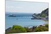 Mumbles Lighthouse, Mumbles Pier, Mumbles, Gower, Swansea, Wales, United Kingdom, Europe-Billy Stock-Mounted Photographic Print