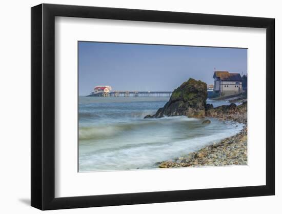 Mumbles Pier, Gower, Swansea, Wales, United Kingdom, Europe-Billy Stock-Framed Photographic Print