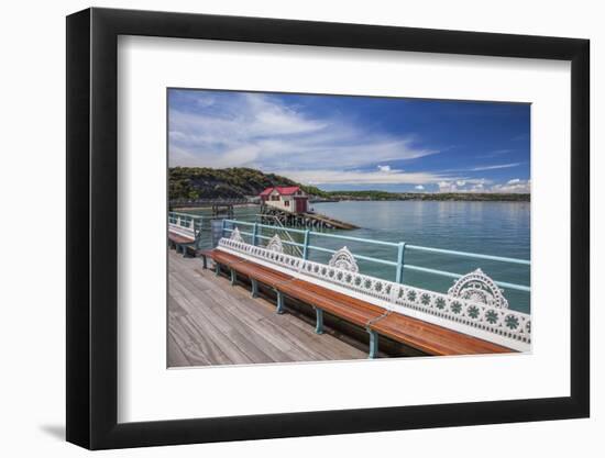 Mumbles Pier, Mumbles, Gower, Swansea, Wales, United Kingdom, Europe-Billy Stock-Framed Photographic Print