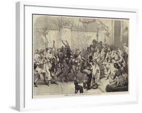 Mummers at Christmas in the Olden Time-null-Framed Giclee Print