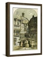 Mummers Play/Mumming-Myles Birket Foster-Framed Giclee Print