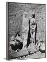 Mummies at Excavation Site-null-Framed Photographic Print