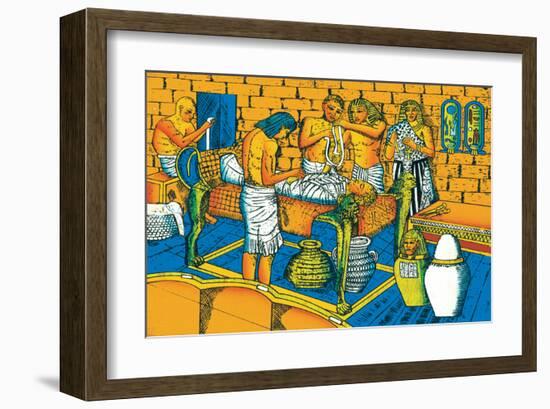 Mummification-null-Framed Art Print