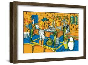 Mummification-null-Framed Art Print