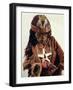 Mummy Adorned with Bone Jewellery, circa 200 BC-Paracas Culture-Framed Giclee Print