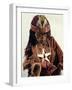 Mummy Adorned with Bone Jewellery, circa 200 BC-Paracas Culture-Framed Giclee Print