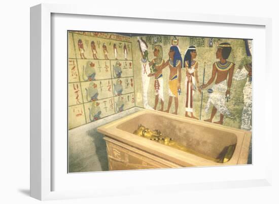 Mummy Case, Friezes, Egypt-null-Framed Art Print